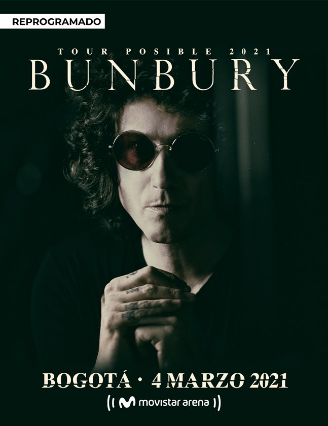 Enrique Bunbury concierto colombia 2021