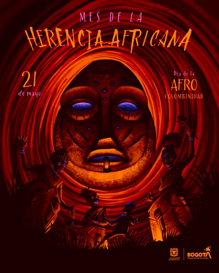 Idartes Herencia Africana Afrocolombianidad programación. 