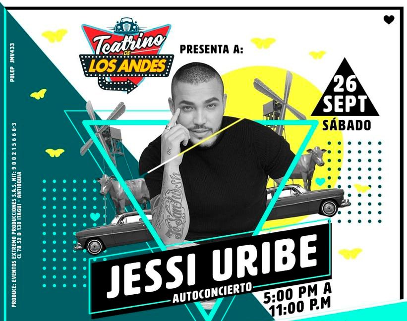 Jessi Uribe autoconcierto Teatrino de Los Andes