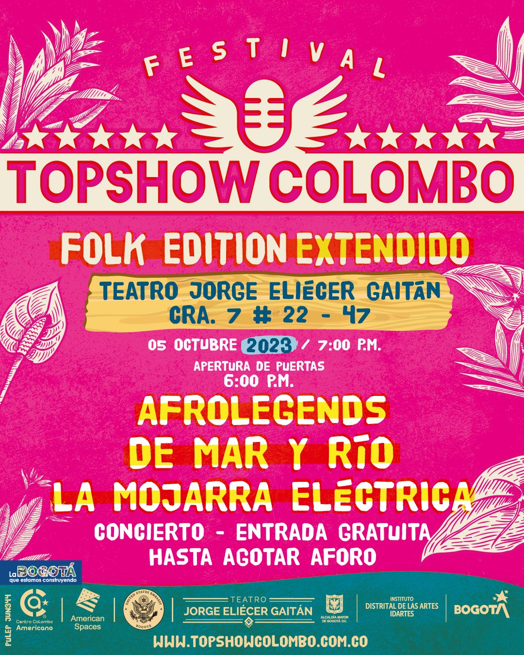 Top Show Colombo Extendido