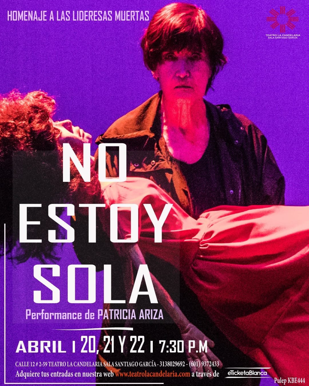 No Estoy Sola, Performance de Patricia Ariza