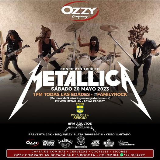 Tributo Metallica en Ozzy Company