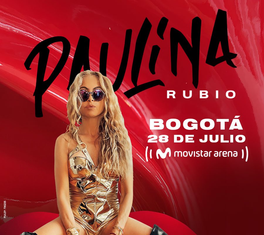Paulina Rubio en Bogotá