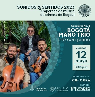 Sonidos & Sentidos presenta a Bogotá Piano Trio