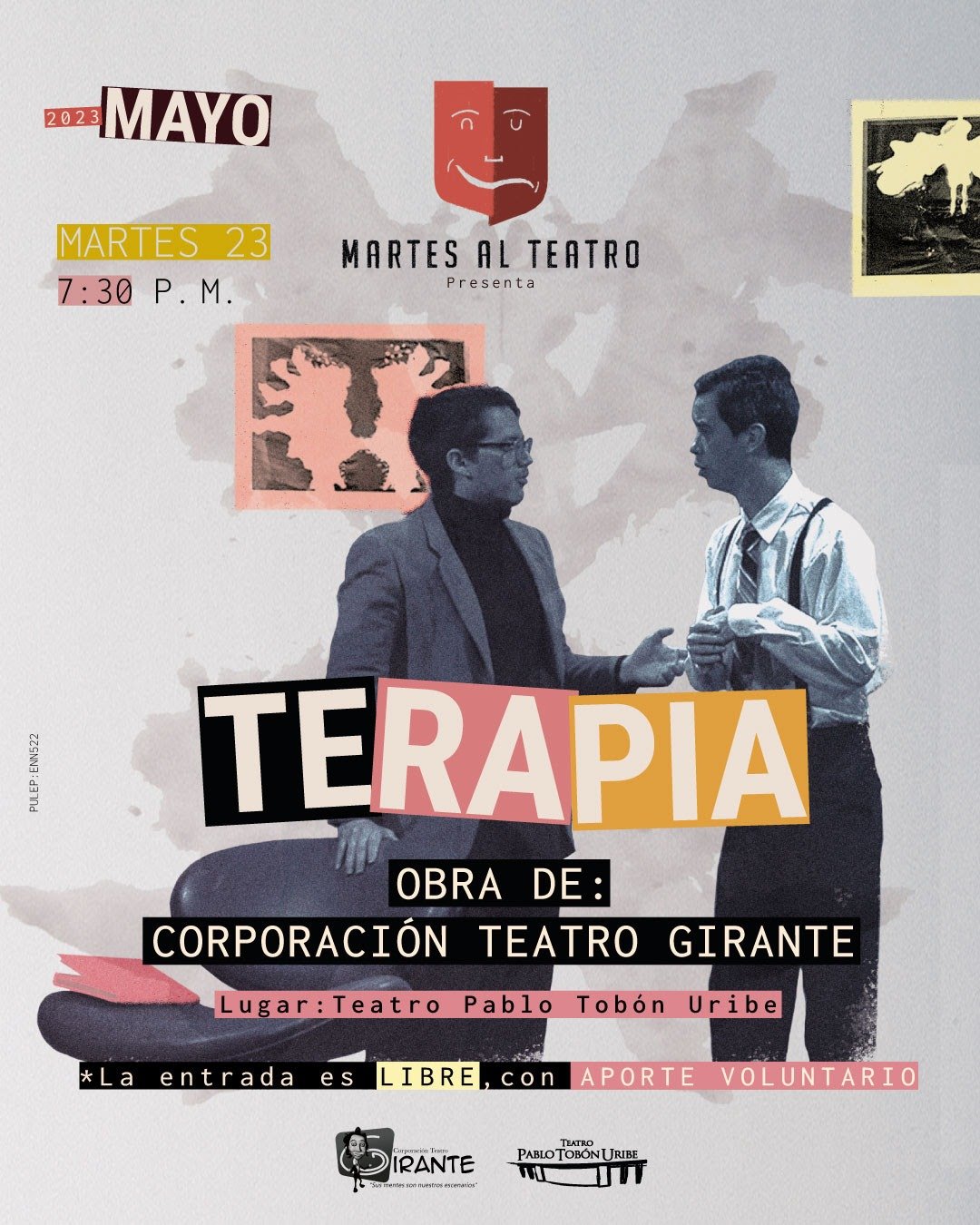 #MartesAlTeatro en el Teatro Pablo Tobón Uribe