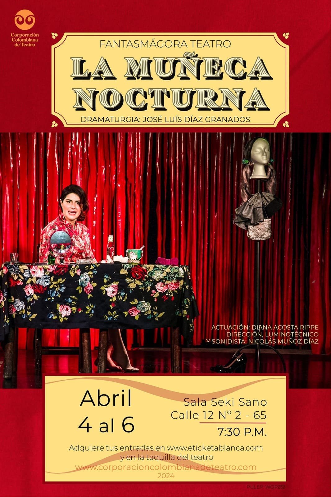 Fantasmágora Teatro presenta: La muñeca nocturna