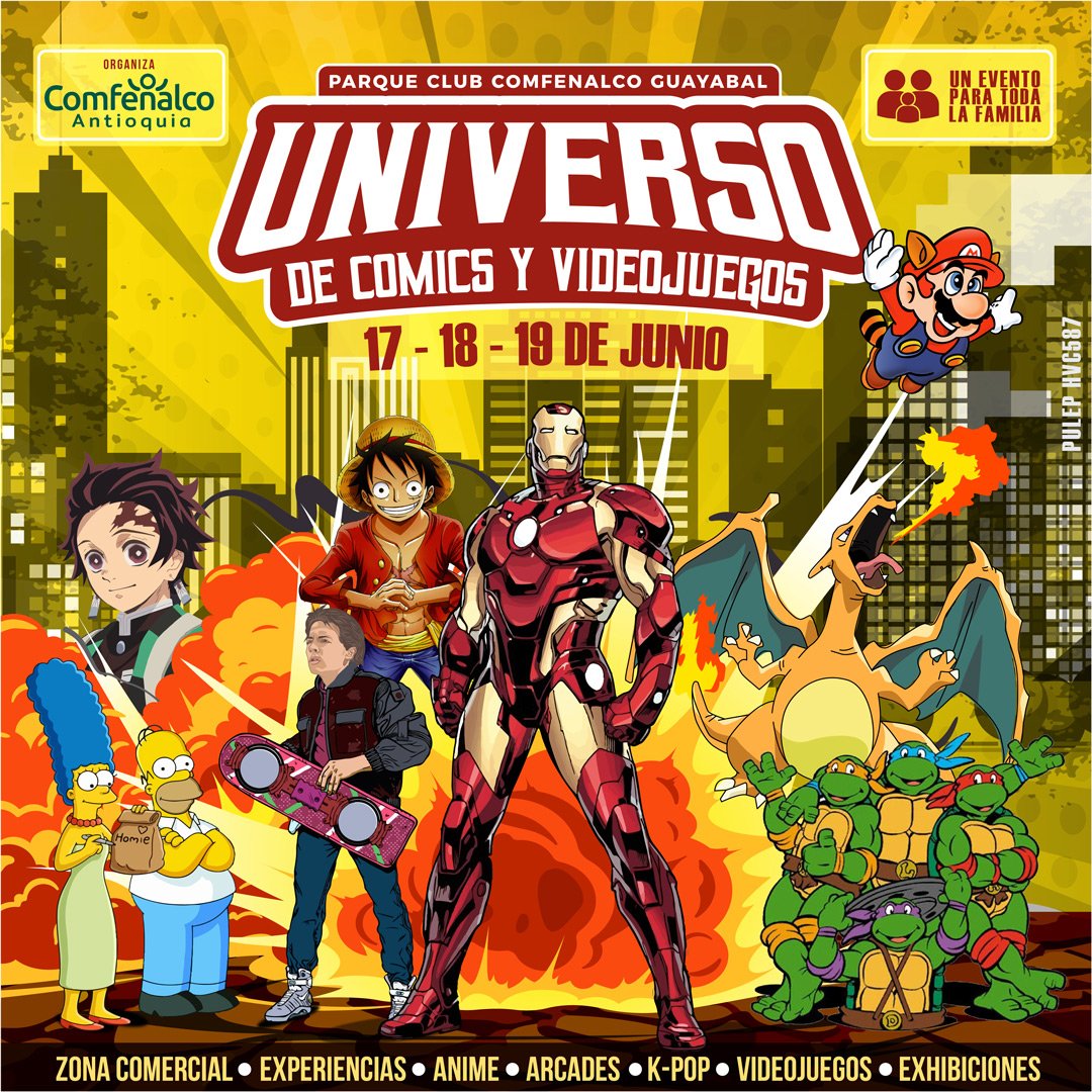 Universo de Comics y Videojuegos en Medellín