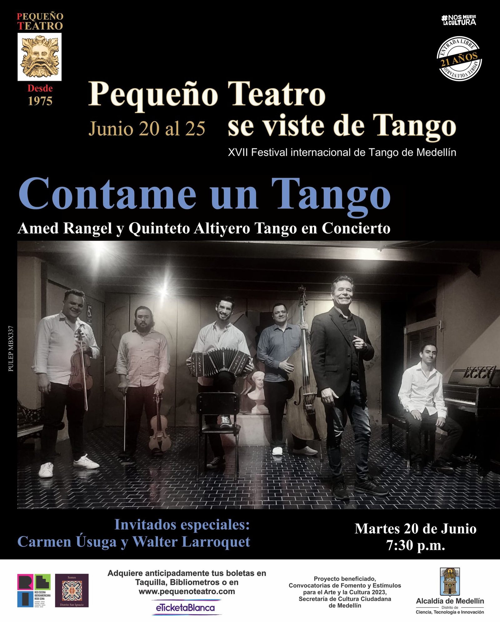 El Pequeño Teatro se viste de Tango