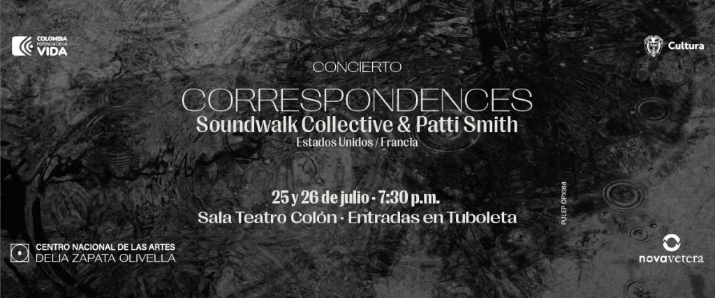Por primera vez en Colombia: Soundwalk Collective & Patti Smith