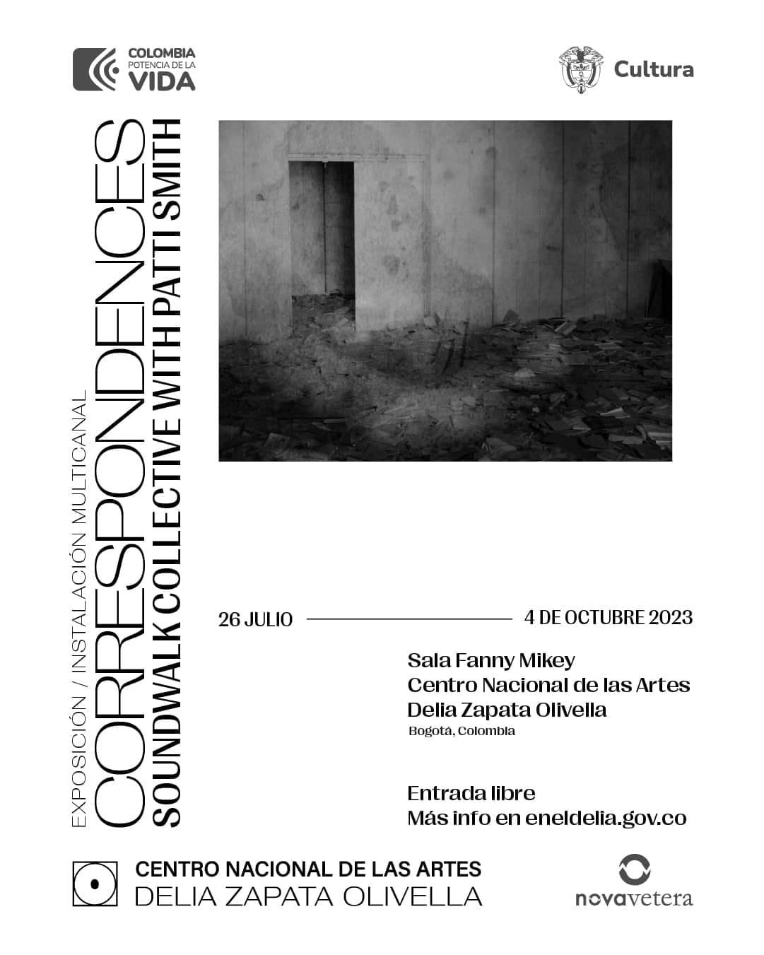 Correspondences, la instalación multicanal de Soundwalk Collective y Patti Smith