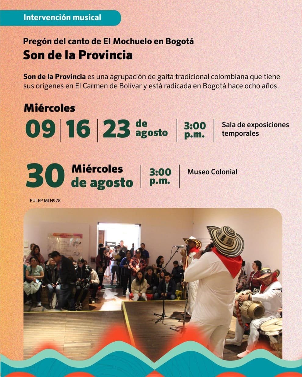 Los pregones de Son de la Provincia se presentarán en estos museos de Bogotá