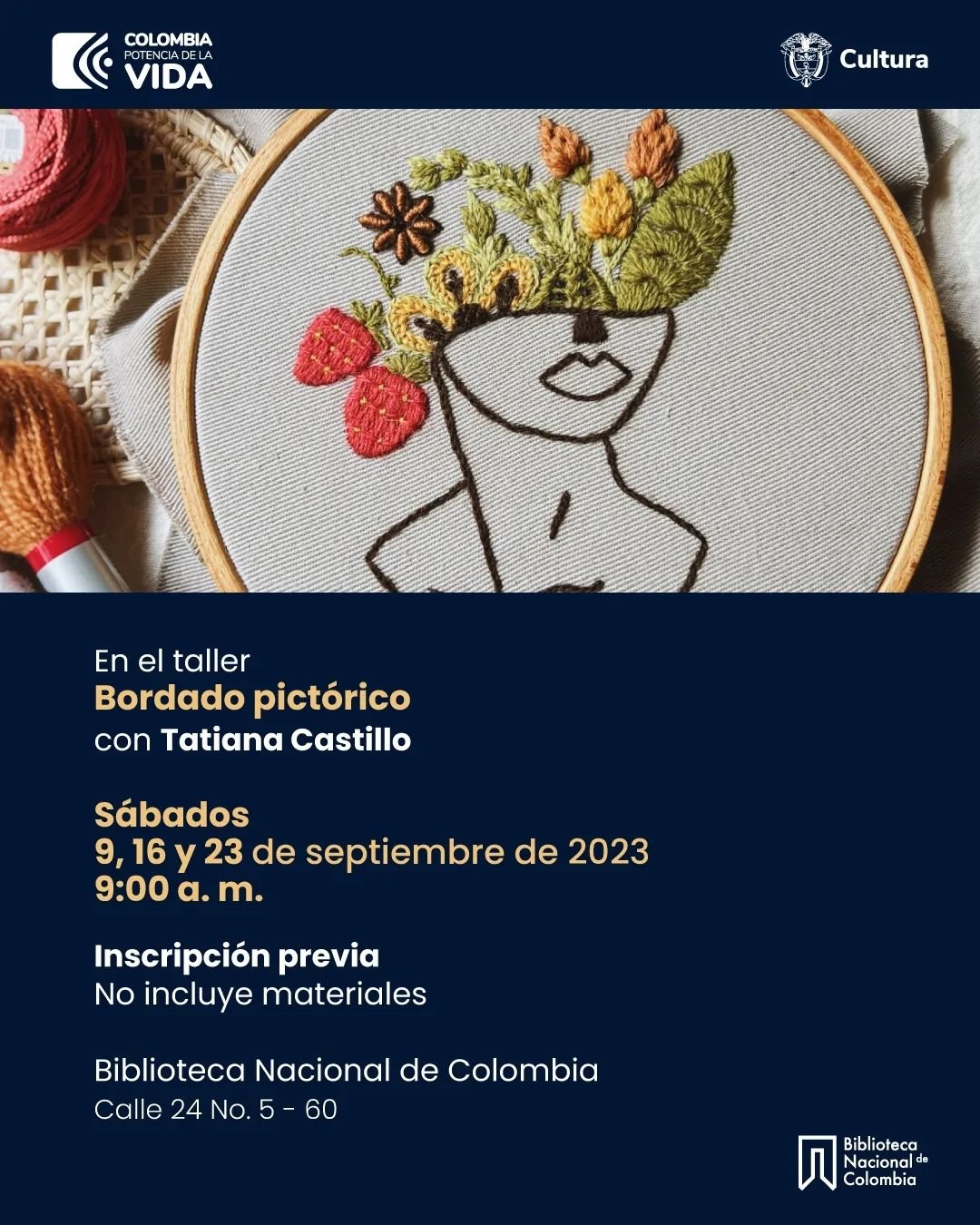 Explora tu creatividad con Bordado Pictórico