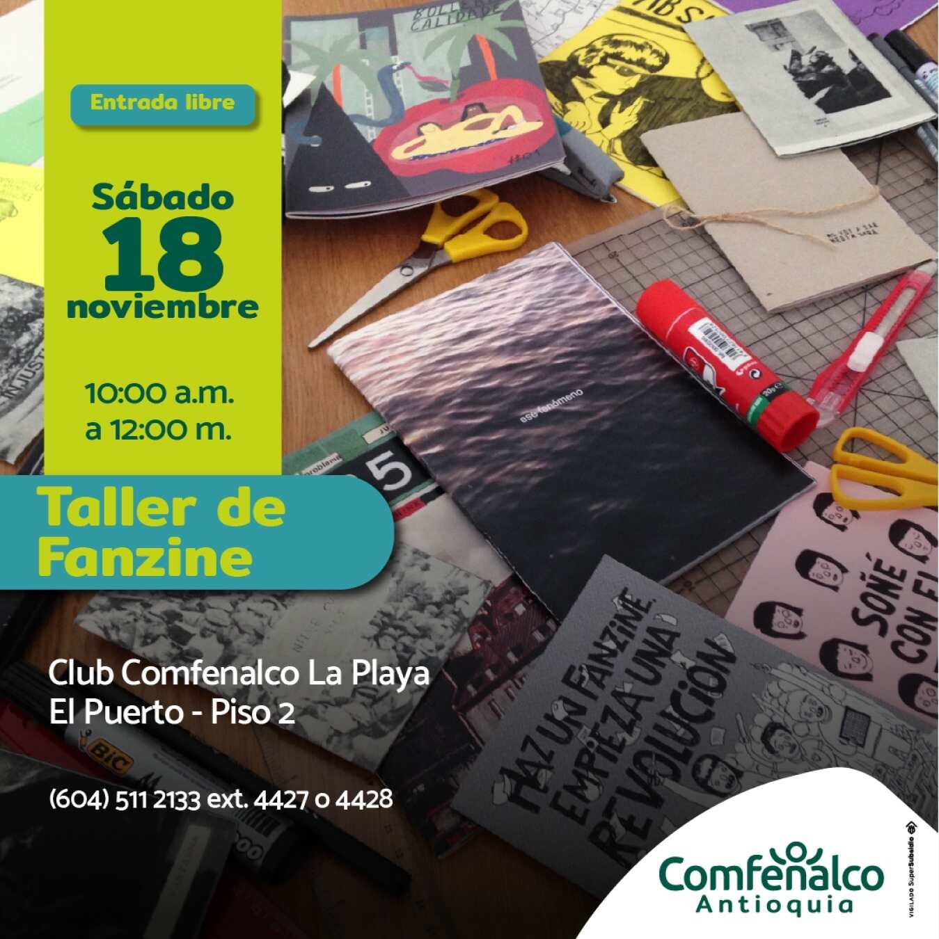 Expresa lo que piensas en este taller de fanzines gratuito