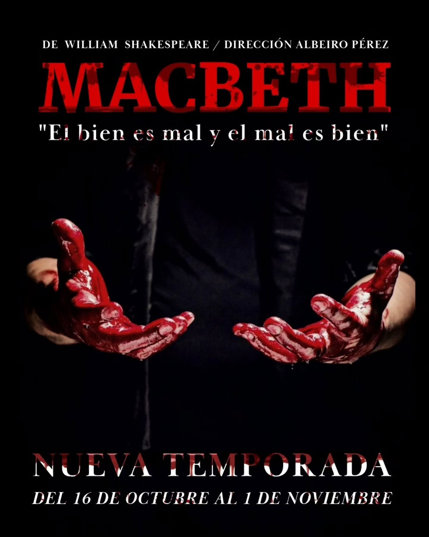 Macbeth, el drama de William Shakespeare para ver en Medellín