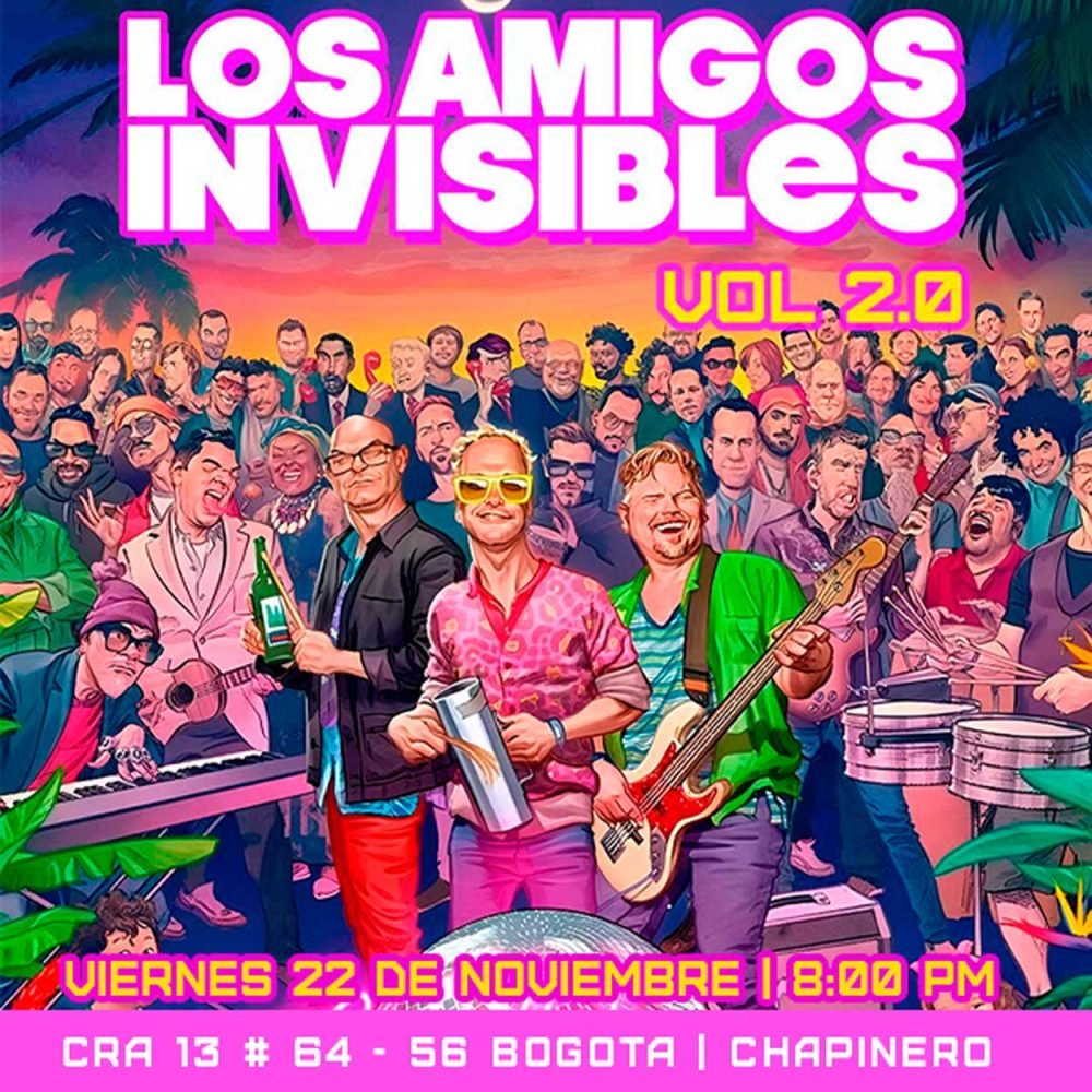 Los Amigos Invisibles estarán en Lourdes Music Hall