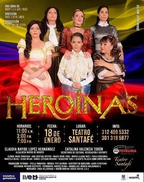 La obra musical: Heroínas se podrá ver gratis en el Teatro Santafé