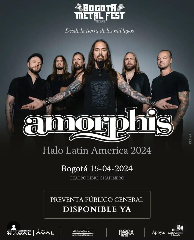 El metal finlandés de Amorphis hará vibrar el Teatro Libre de Chapinero