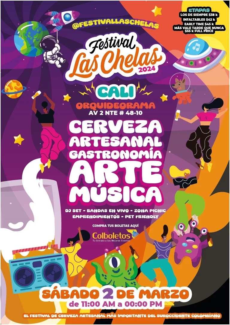 Quinta edición del Festival las Chelas