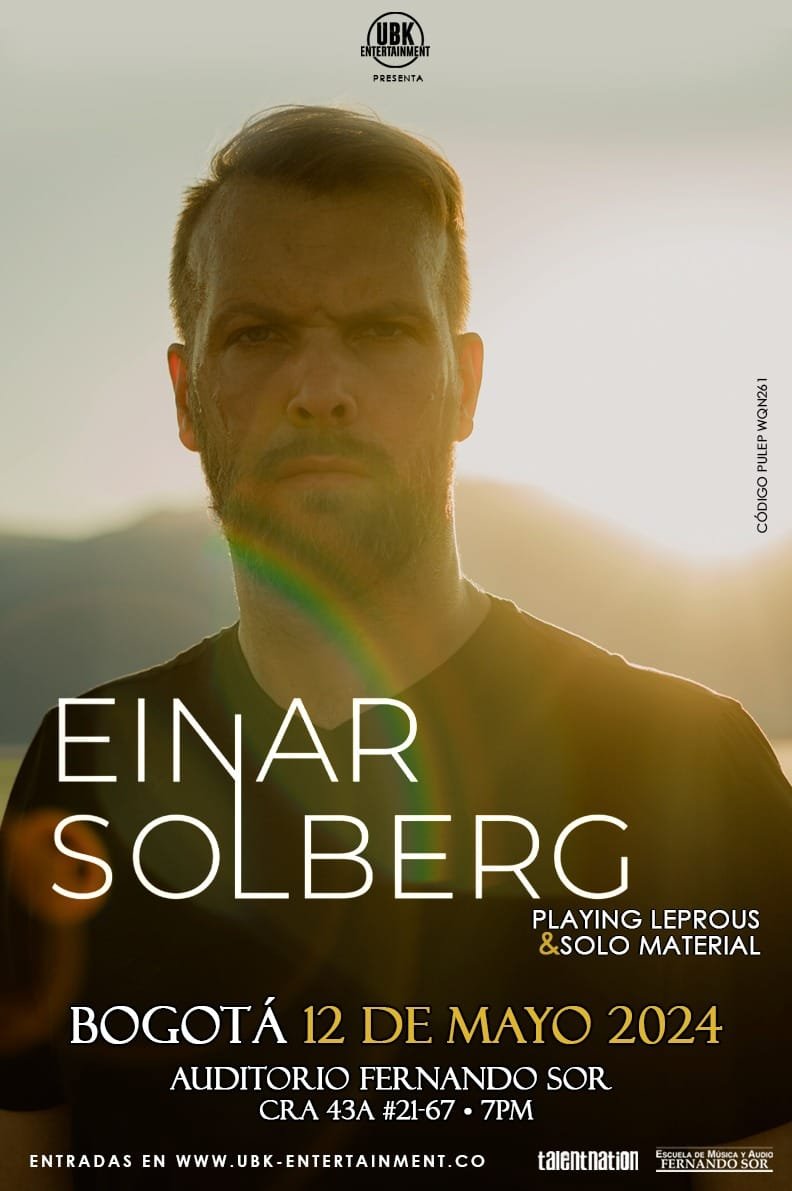 Einar Solberg presentará show acústico en exclusiva en Bogotá