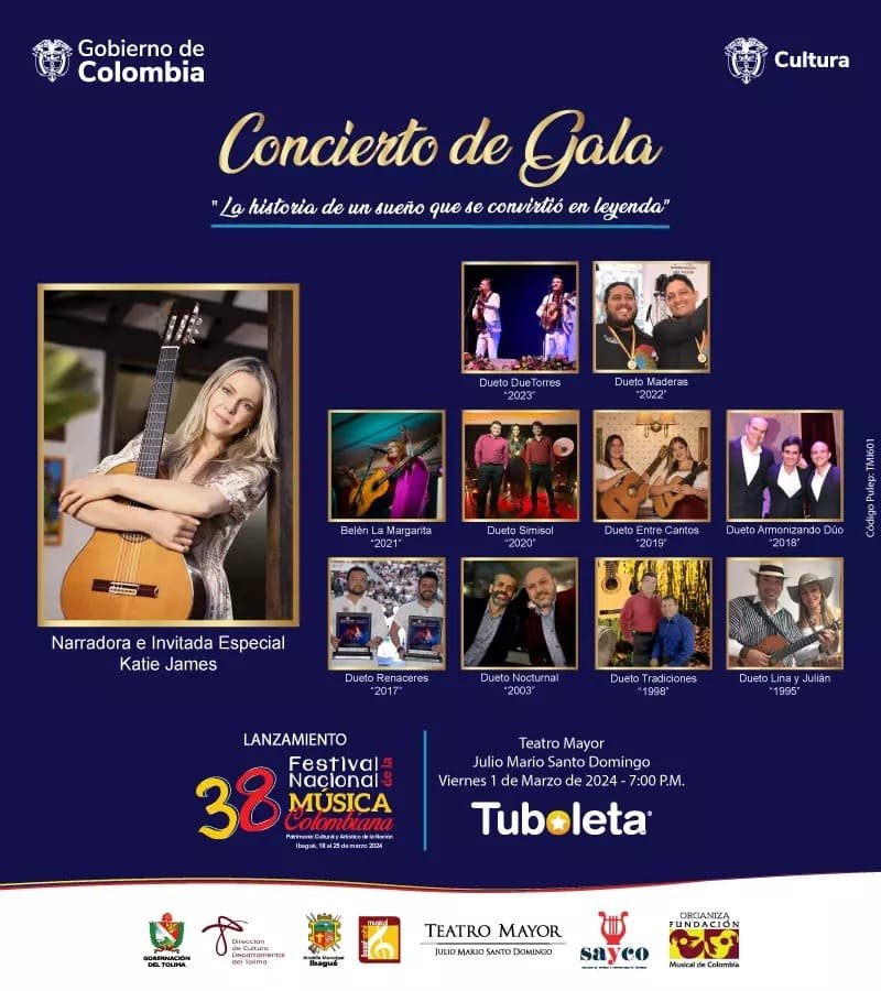 Lanzamiento del 38° Festival Nacional de la Música Colombiana