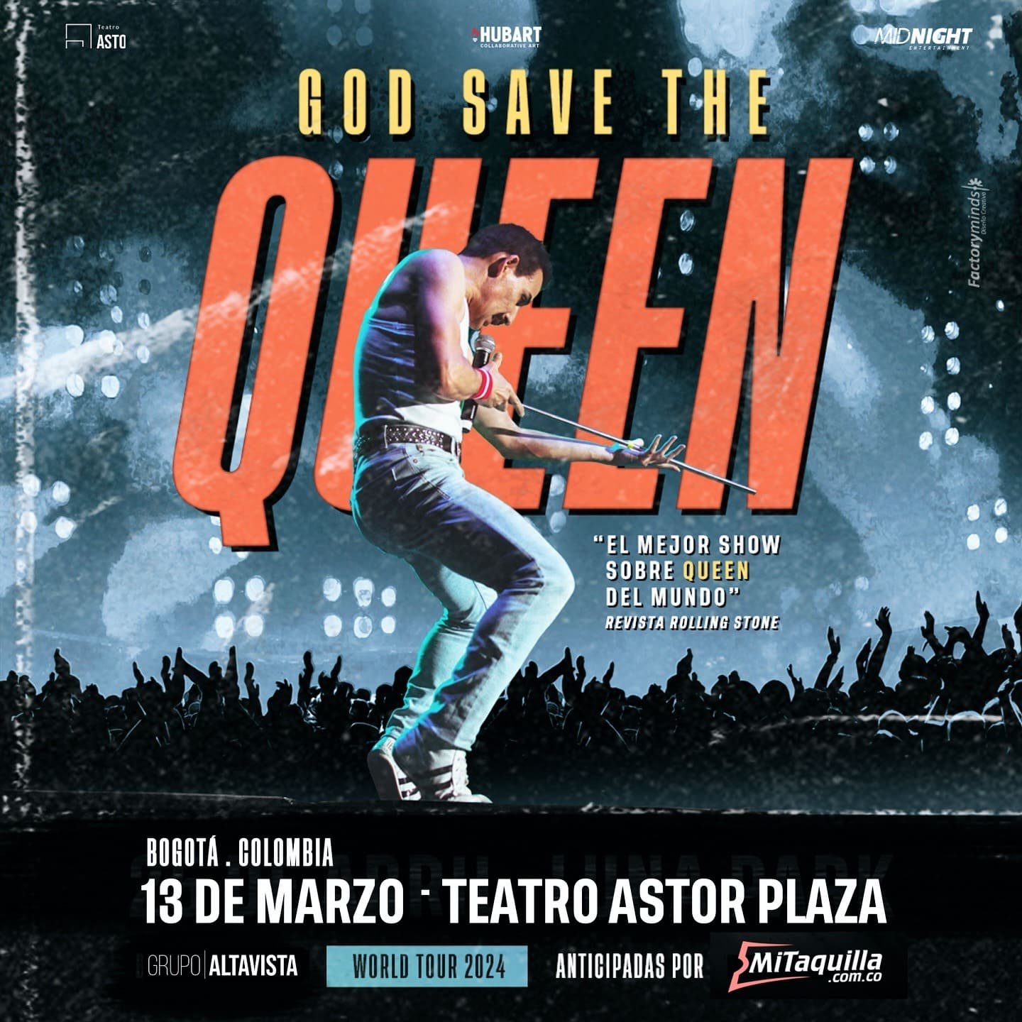 El mejor show del mundo sobre Queen llega a Colombia