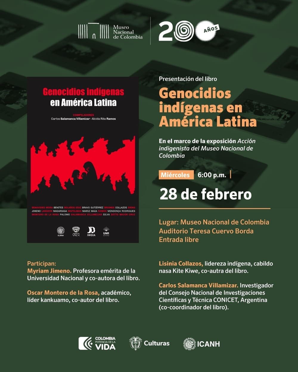 Presentación del libro: Genocidios indígenas en América Latina