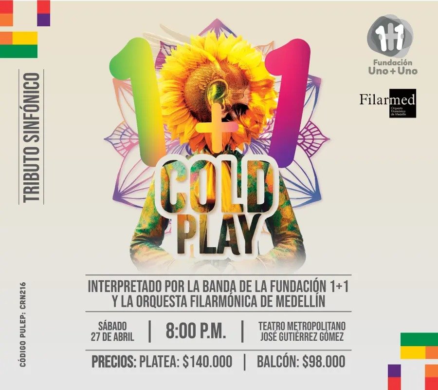 Coldplay tendrá su tributo sinfónico en Medellín