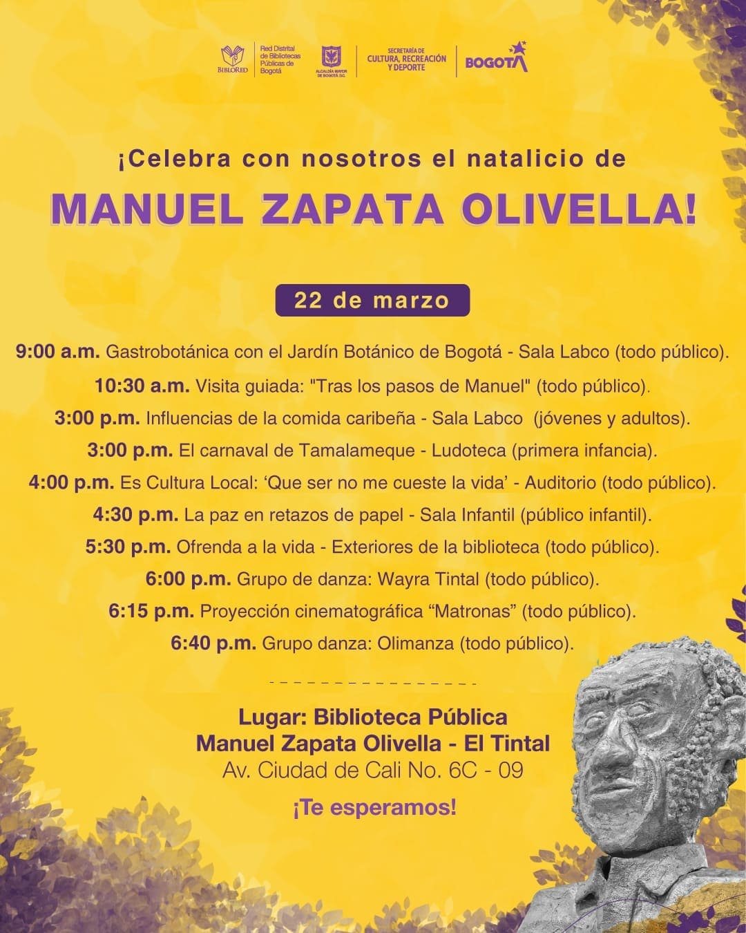 Celebremos el natalicio de Manuel Zapata Olivella