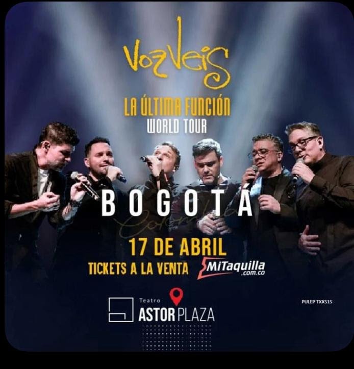 Voz Veis regresa con «La Última Función World Tour»