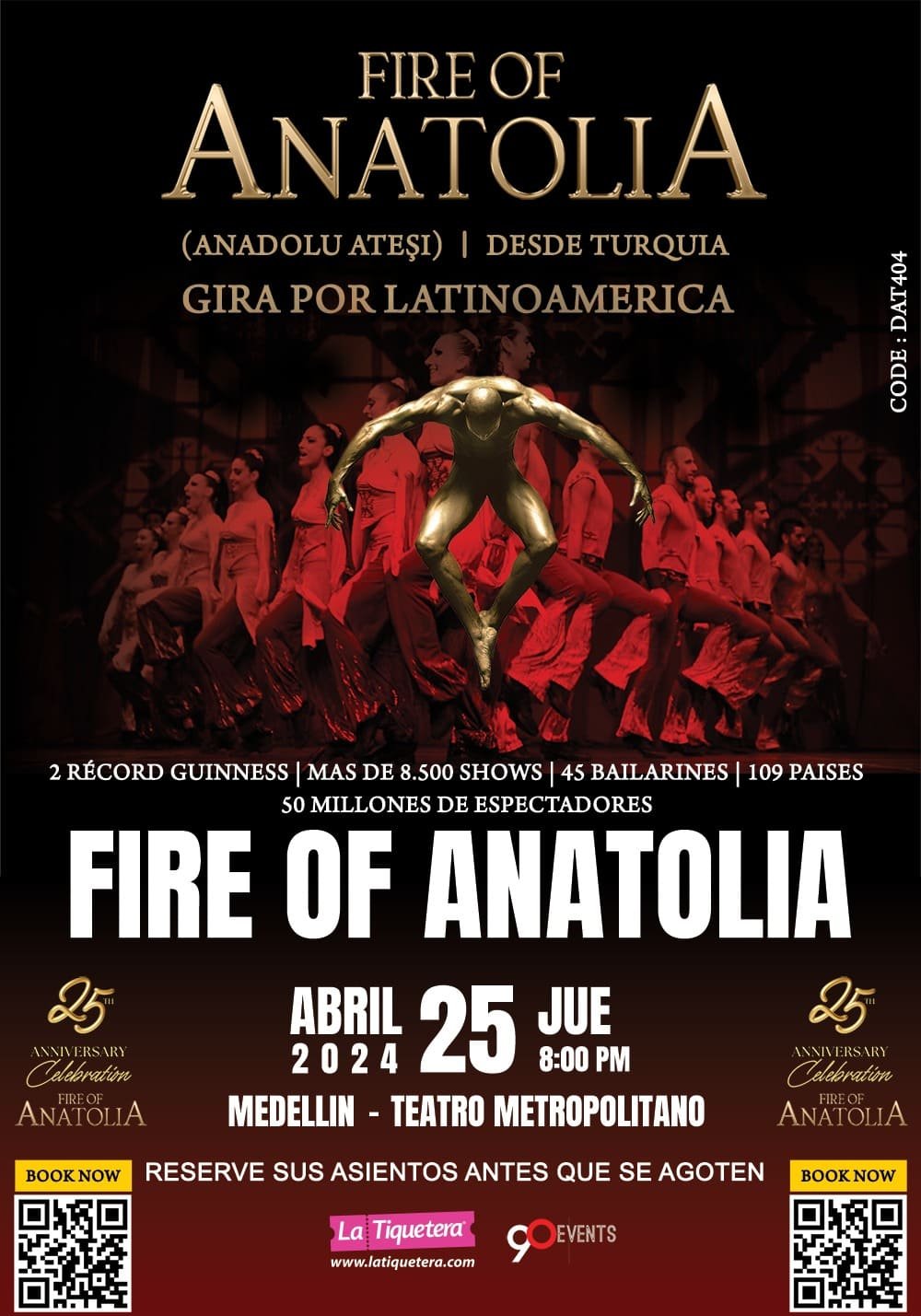 Fire of Anatolia se toma el Teatro Metropolitano y el Astor Plaza