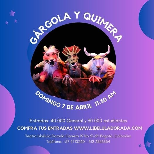 Gárgola & Quimera tendrá dos fechas en la Libélula Dorada