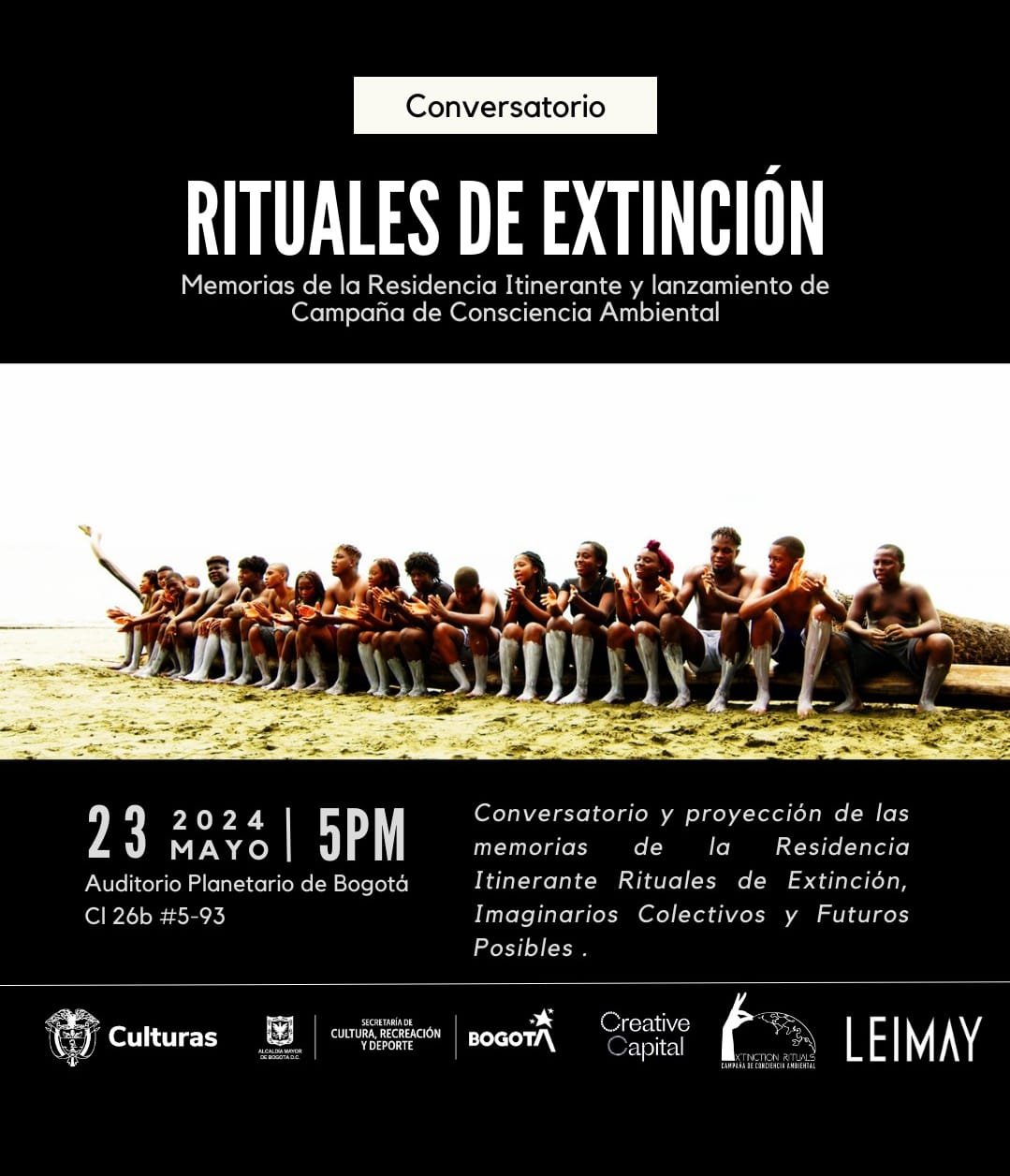 Charlemos de los «Rituales de Extinción» en el Planetario de Bogotá