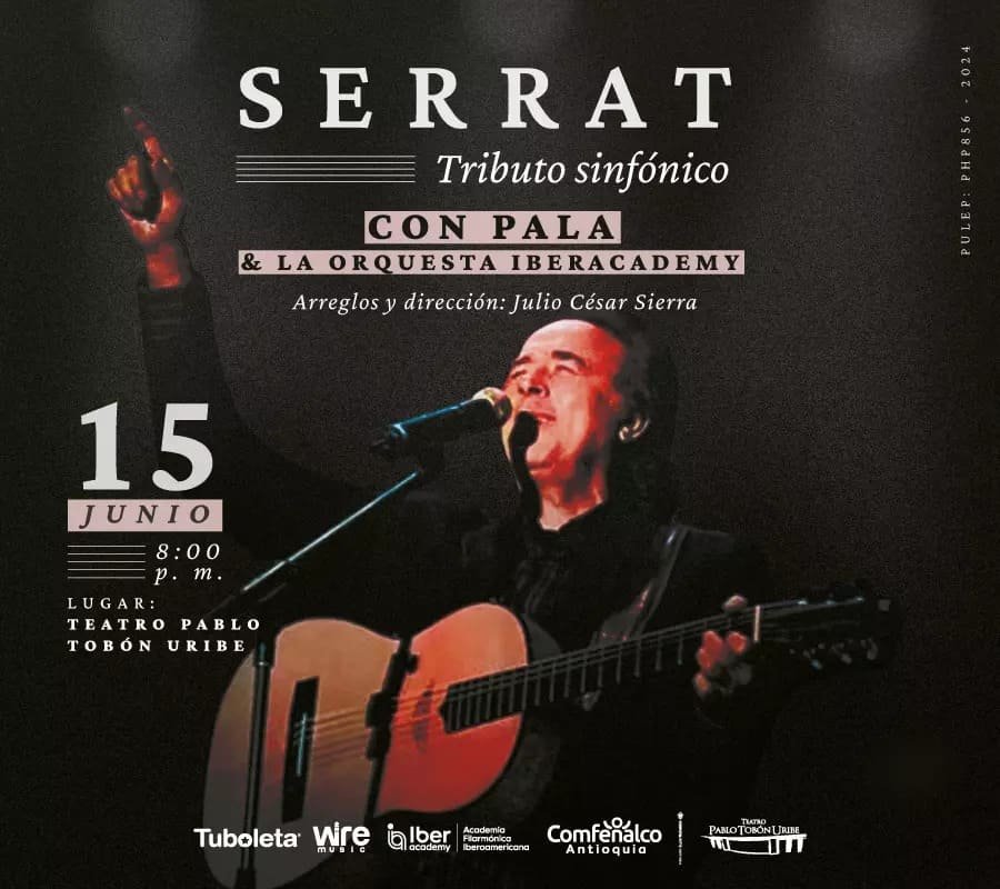 Tributo sinfónico a Serrat con Pala y la Orquesta Iberacademy