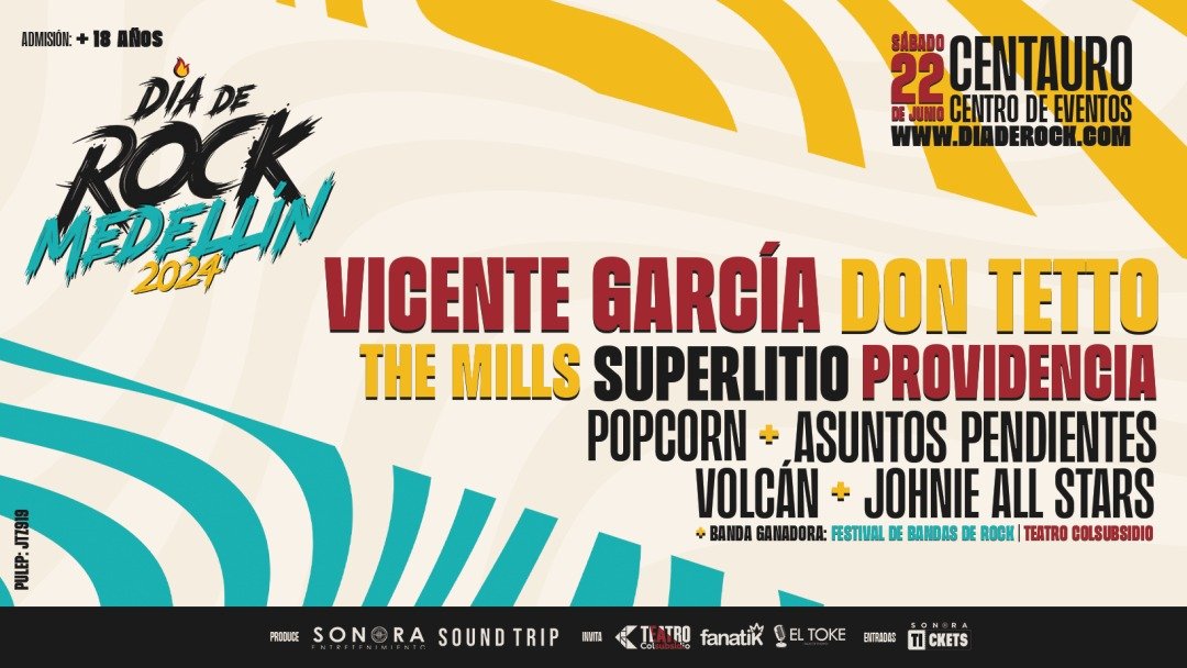 Ven y celebra el Día de Rock en Medellín