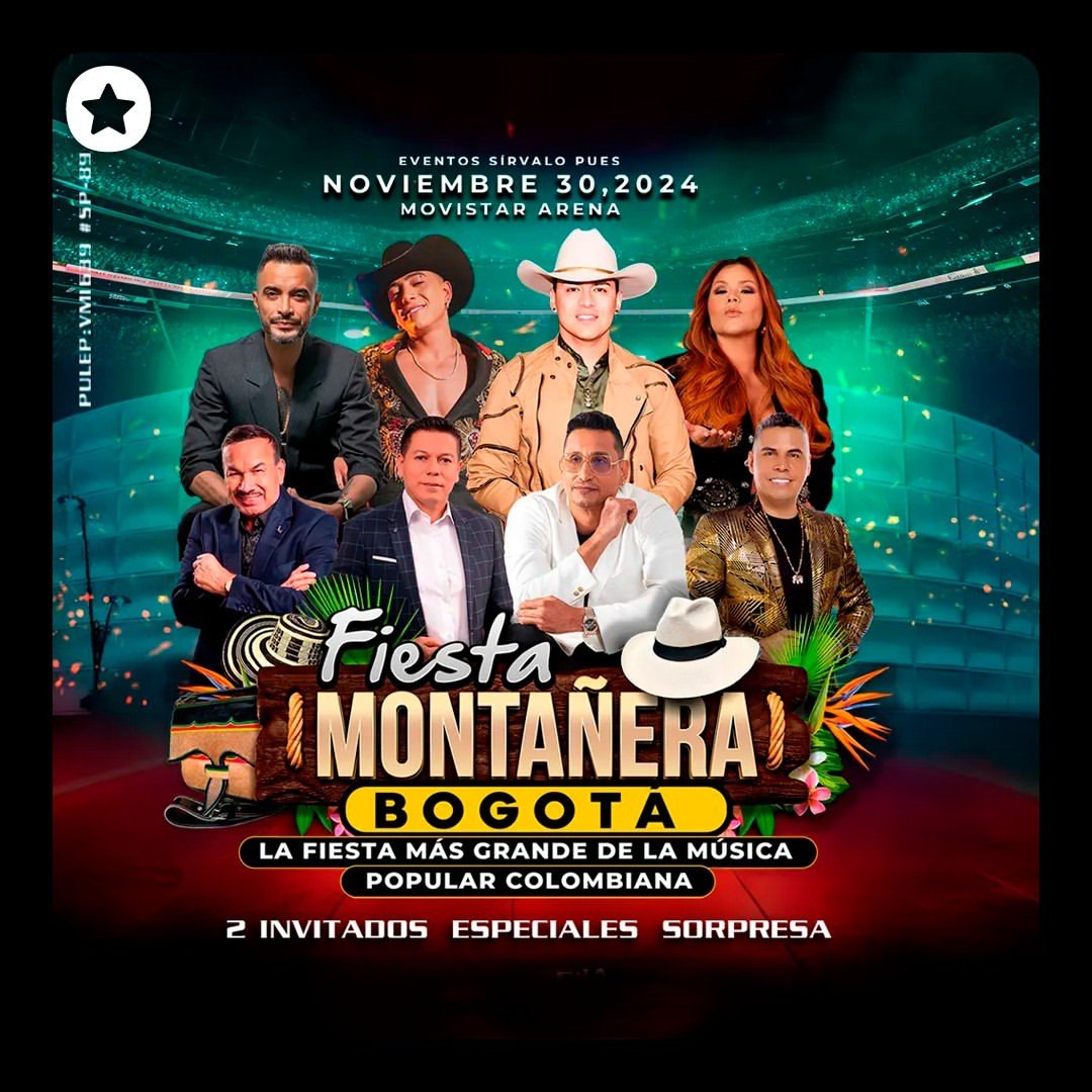 Noche de estrellas de la música popular ‘Fiesta montañera’