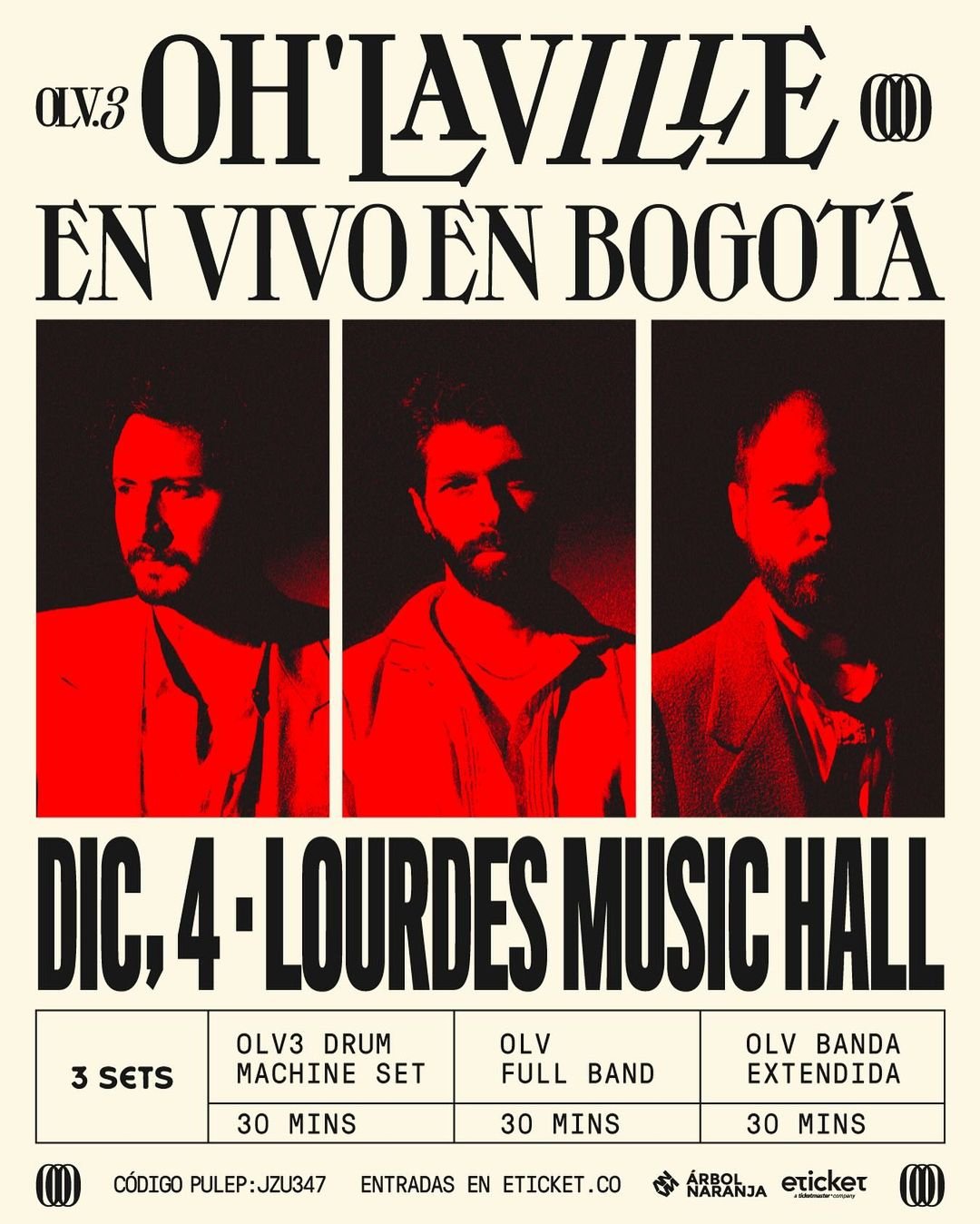 Oh’laville presenta su cierre de año en Lourdes Music Hall