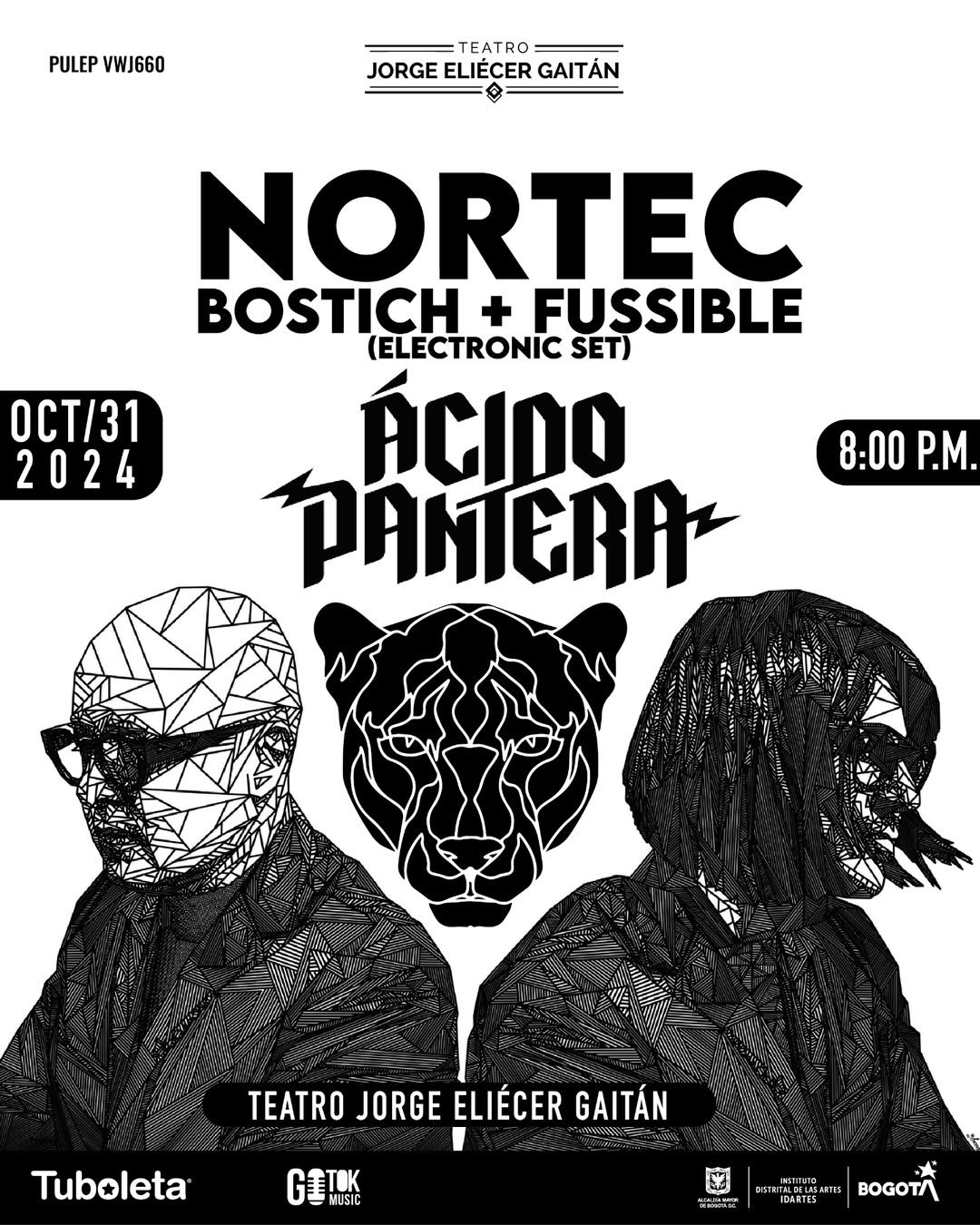 Termina octubre con el concierto de Nortec Live y Ácido Pantera