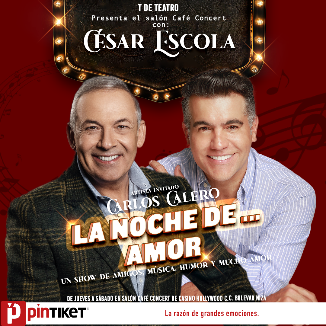 César Escola revive el romance con «La Noche de… Amor»