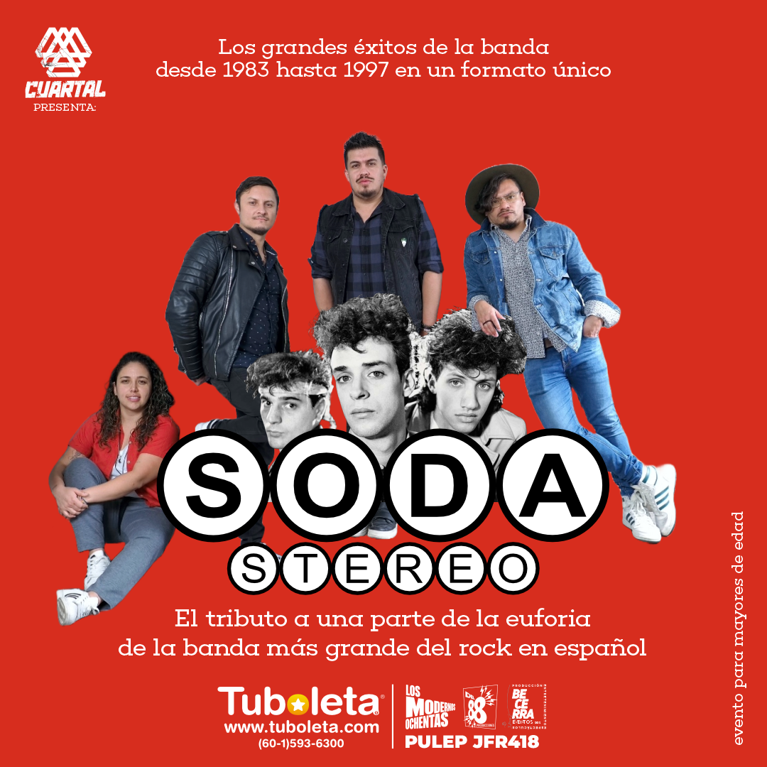 Revive cada etapa del legado de Soda Stereo con Cuartal