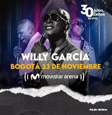 Willy García: 30 éxitos de salsa en vivo