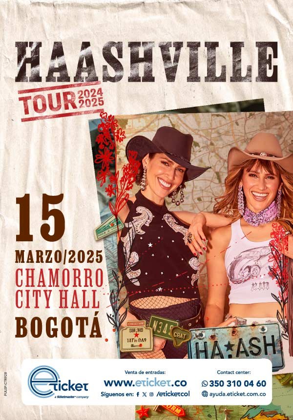 Tour Haashville: el pop country de Ha-Ash