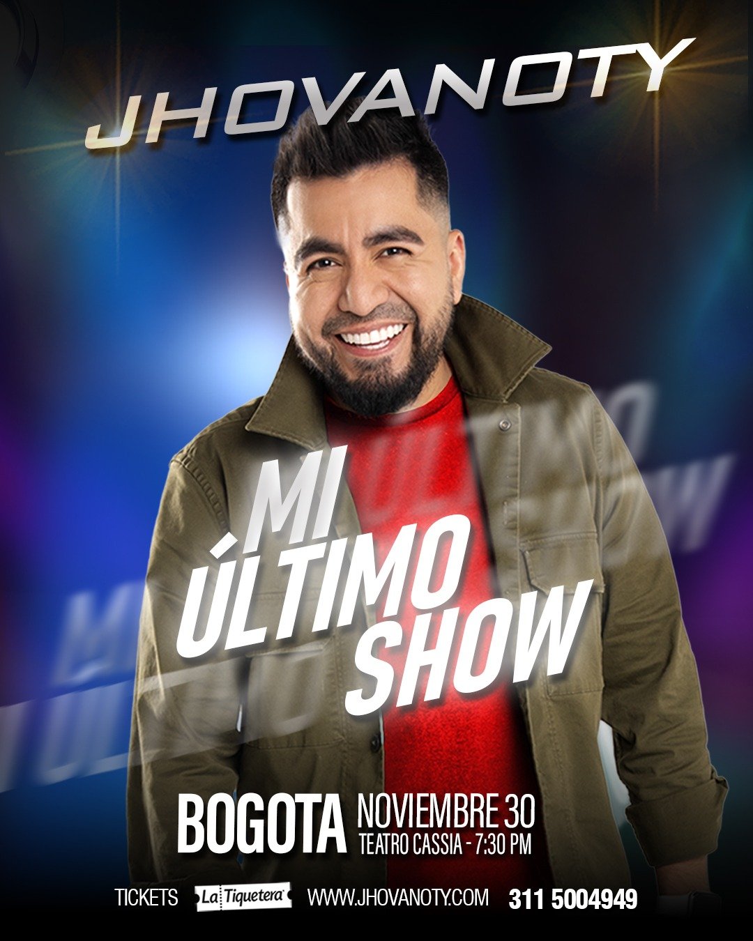 Jhovanoty cierra con broche de oro su gira ‘Papi Tour’ con su último show