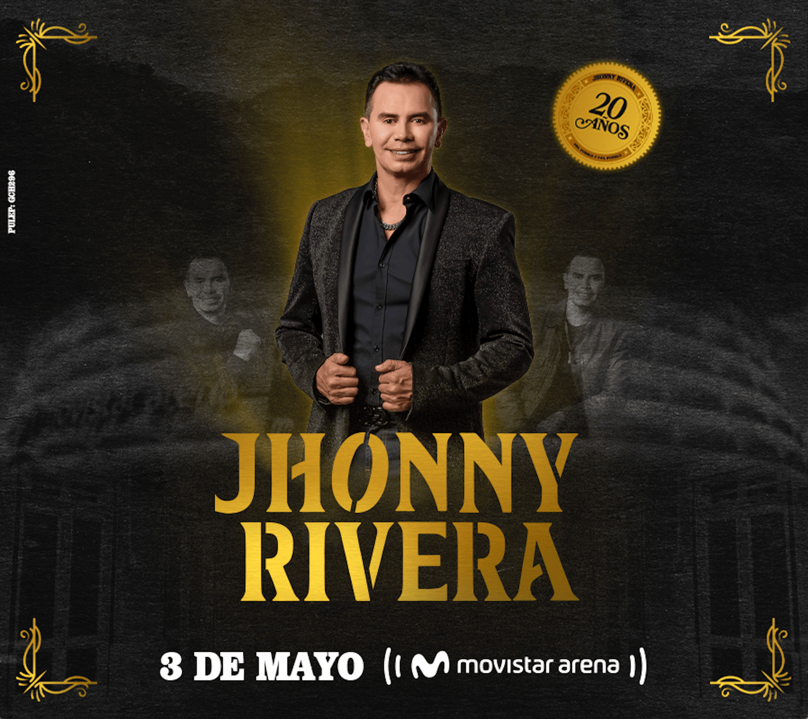 Jhony Rivera celebra 20 años de éxitos en el Movistar Arena