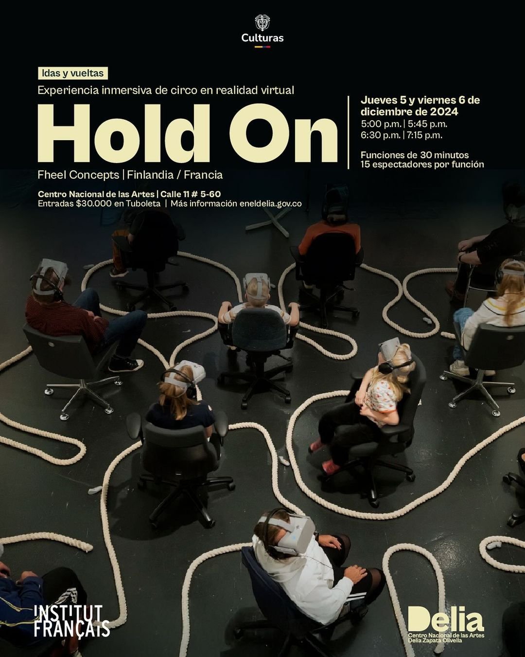 Vive la magia del circo aéreo en realidad virtual con «Hold on»