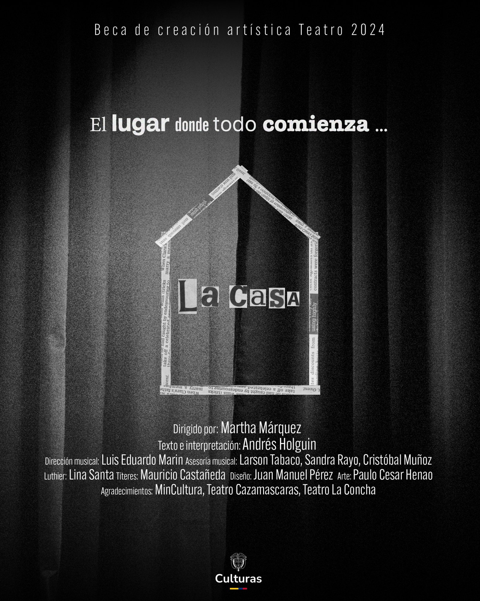 Monólogo autoficcional «La casa, el lugar donde todo comienza…»