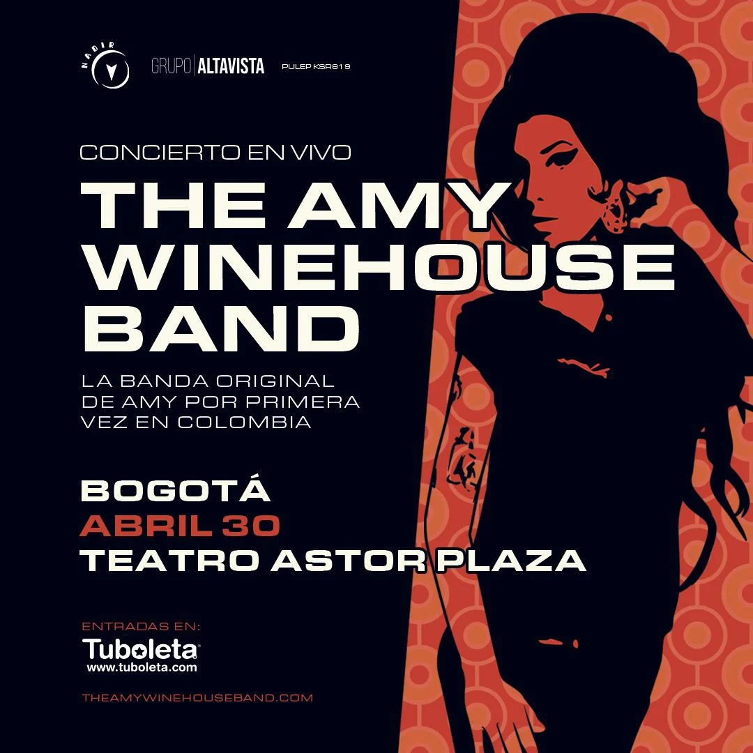 Revive el legado de Amy Winehouse: La banda original en concierto exclusivo en Bogotá