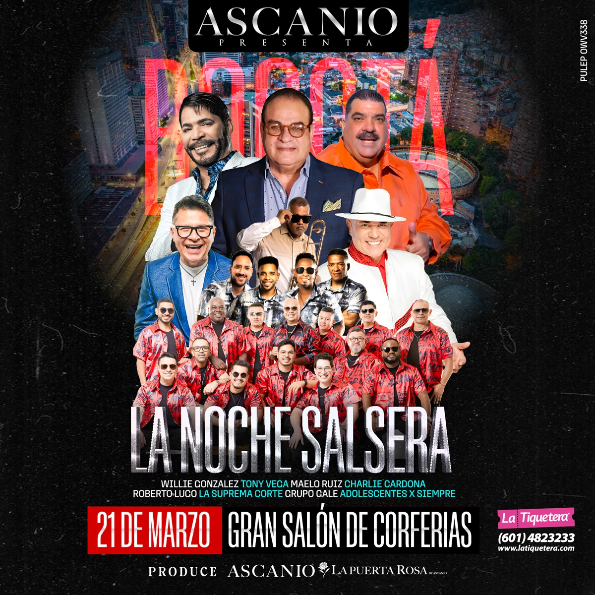 ‘La Noche Salsera’ encenderá Bogotá con grandes éxitos de la salsa