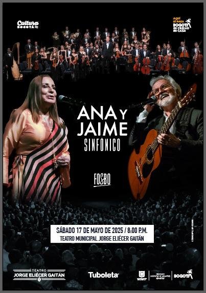 Baladas y protesta en el concierto sinfónico de Ana y Jaime