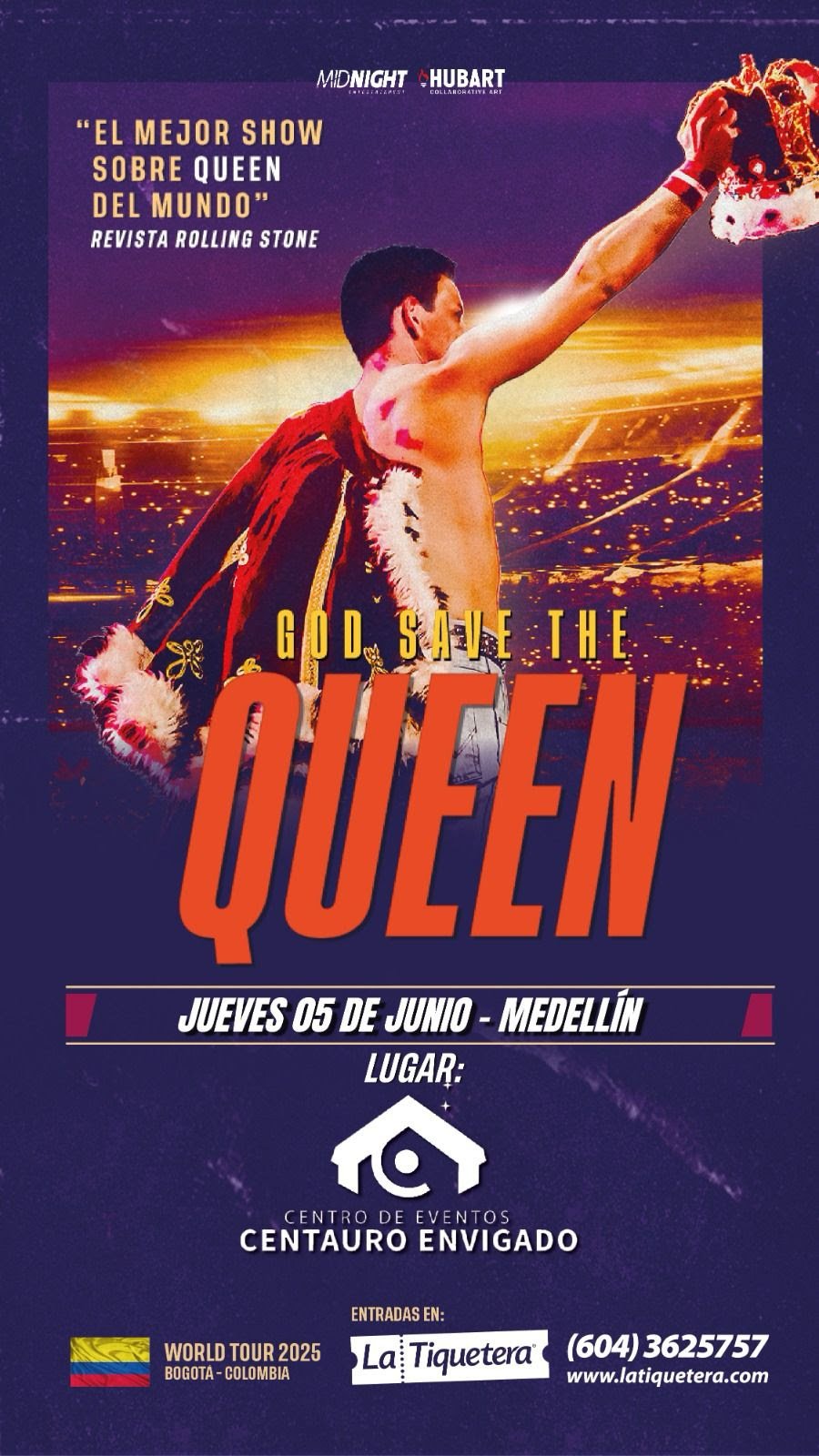 Una noche de rock y leyenda: Medellín recibe a God Save The Queen