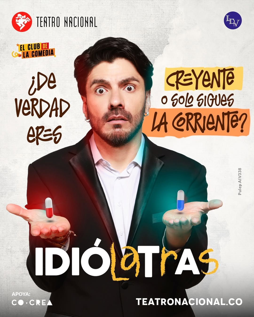 IDIÓLATRAS un monólogo que combina la comedia negra y la música